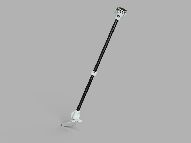 CAD render of the robotic putter